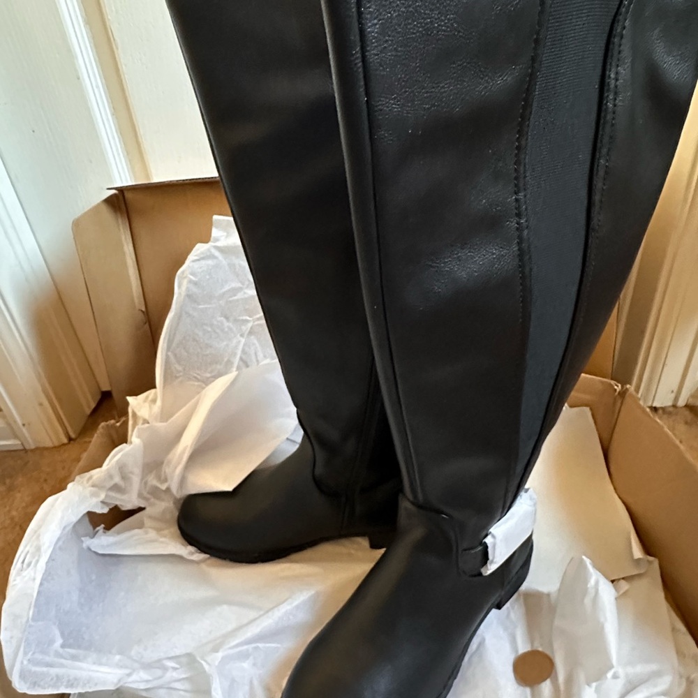 Milani Black Over the Knee Boots